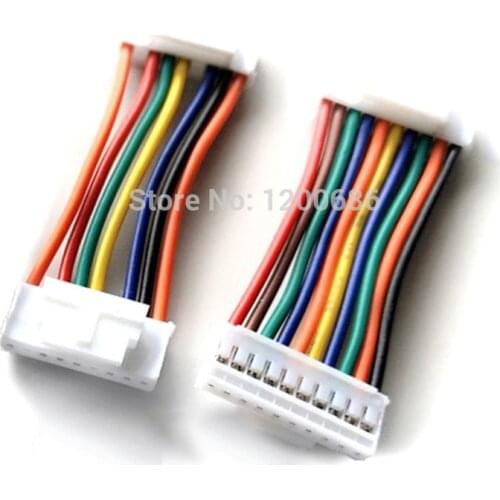 50MM 26AWG HY2.0 HY 2.0 pitch 2P/3P/4P/5P/6P/7P/8 pin harness cable 2.0MM pitch 300MM double head customization made