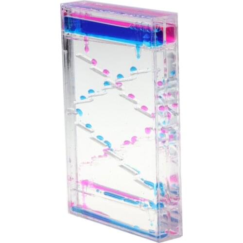 Square Slide Mixed Floating Oil Liquid Motion Hourglass Timer Sensory Learning & Education Math Toys