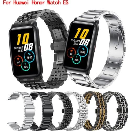 Metal Stainless steel Strap for Honor ES Bracelet Watch band Classic Wrist Band For Huawei Honor Watch ES Smart watch Strap
