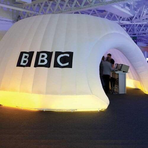 Blow up inflatable portable igloo dome for Exhibition and Trade Show Event