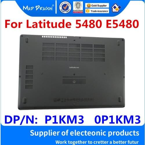 New Original 096Y3N 96Y3N For Dell Latitude 5480 E5480 Laptop U version Black shell Bottom Base Bottom Cover Assembly