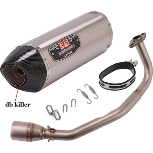 PCX125 PCX150 Slip On Motorcycle Full system Yoshimura Exhaust Muffler Modified with DB killer For Honda PCX 125 150 2018-2020
