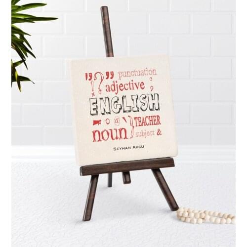 Personalized English Teacher Şovaleli Natural Taş-6