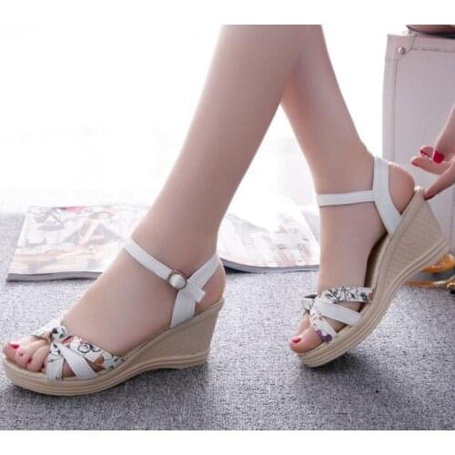 Hot Fashion Summer style Women sandals wedge female sandals high platform wedges platform open toe platform casual shoes