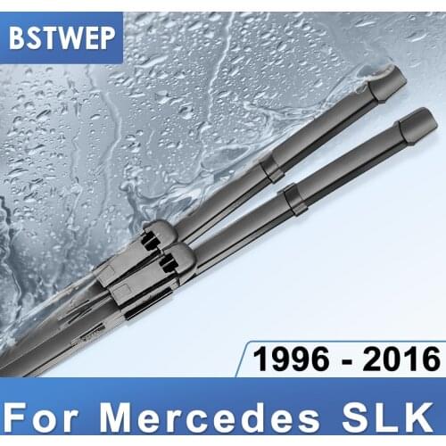 BSTWEP Wiper Blades for Mercedes Benz SLK Class R170 R171 R172 from 1996 to 2016 SLK 200 250 300 350 55 AMG CDI