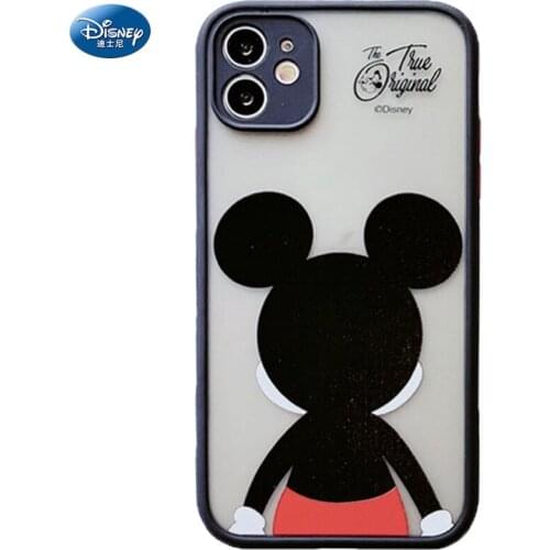 DISNEY 2021 Mickey Minnie Silicone Case for iPhone 11 Pro Xs Max iPhone 12 Pro 7 8 Plus Official Liquid Silicon 360 Full Cover