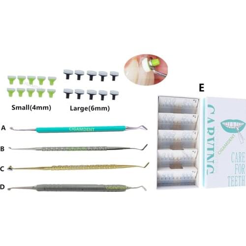 Dental Composite Mould Resin Filling Spatula Light Cure Filler Anterior Front Teeth Fast Quick Handle Foam Pads Optrasculpt