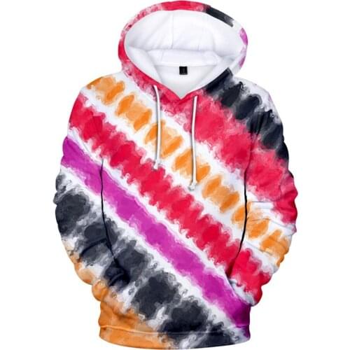 Tie Dye 3D printed hoodie sweatshirt women/men Colorful Psychedelic hoodies sweatshirts fashion harajuku Jacket coat clothes