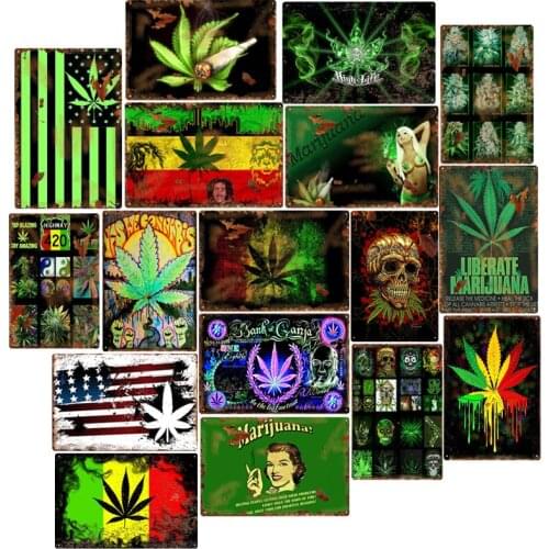 Green Week Classic Vintage Wall Plaques Paingting Decor Pin Up Tin Sign Metal Plate Art Decoation Bar Home Garage Wall Posters
