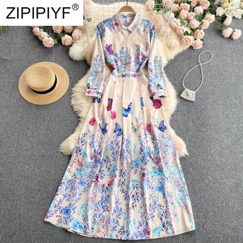 ZIPIPIYF Summer Dresses With Flounces