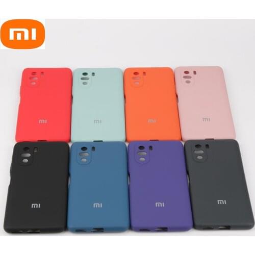 100% Original Xiaomi Redmi K40 Pro Case Soft Back Cover Liquid Silicone Phone Protector Case Xiaomi mi POCO F3 Fundas K40 PRO