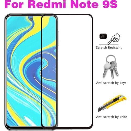 2PCS 3D Full Glue Tempered Glass For Xiaomi Redmi Note 9S Full Screen Cover Screen Protector Film For Xiaomi Redmi Note 9S