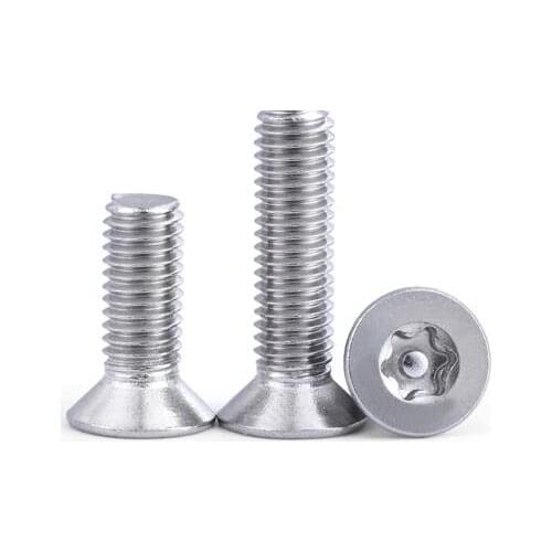 2pcs M8 stainless steel countersunk plum with column needle mechanical screw furniture decorative screws length 40mm-60mm