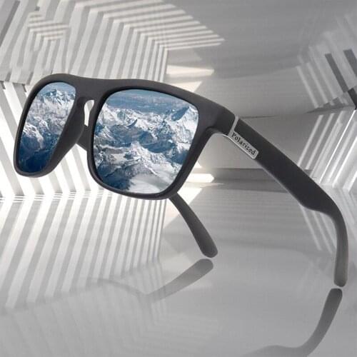 2020 Vintage Male Sunglasses Polarized Fishing Goggles Oversized Square Shades Men Glasses For Driving Cars Husband Brother Homb