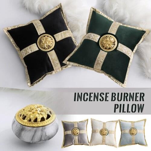 30x30cm Incense Burner Exquisite Lace Edging Seat Pillow Home Sofa Bedroom Bed Cushion Decoration Plush Pillow Including Core