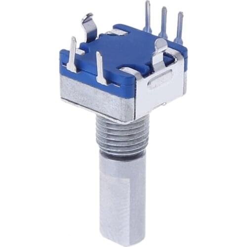 5 Pcs Rotary Encoder With Switch EC11 Digital Potentiometer 20mm Handle 649E