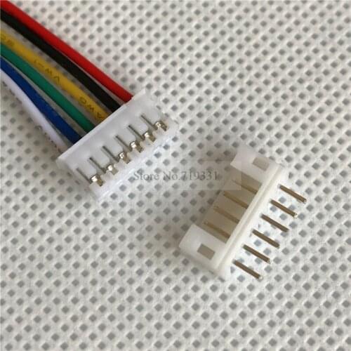 20 SETS Mini Micro JST 2.0 PH 6-Pin Connector plug with Wires Cables