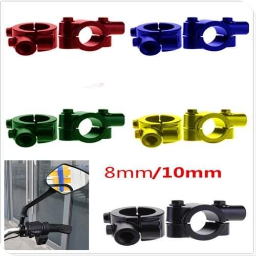 2Pc colorful Motorcycle Mirror Adapter for KTM SMC SMCR EnduRo R MCR Duke 640 LC4 Supermoto 990 AdventuRe 990