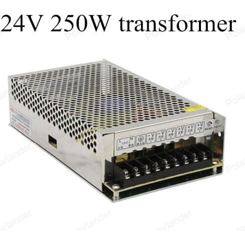 Power supply mini size power supply unit ac dc converter variable dc voltage regulator Lighting Transformers DC 24V 10A 250W