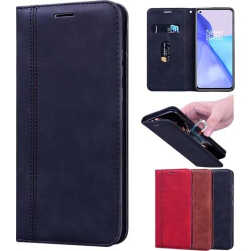 For OnePlus 9 Case Cover Phone Wallet Protector Luxury Leather Flip Case For Capa OnePlus 9 Funda Silicone Magnet Book Shell