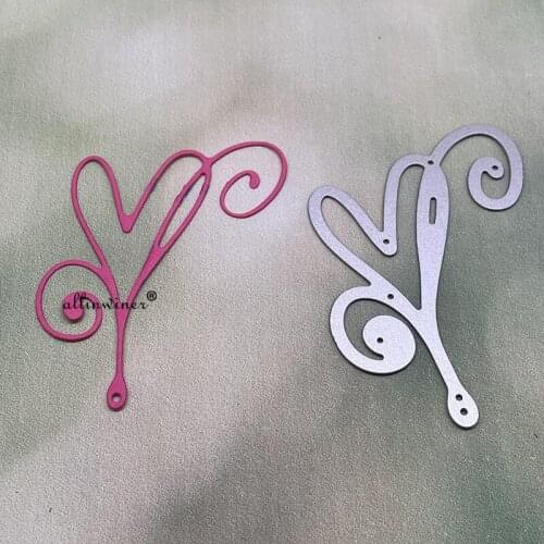 Flower heart decoration Metal Cutting Dies for DIY Scrapbooking Album Paper Cards Decorative Crafts Embossing Die Cuts