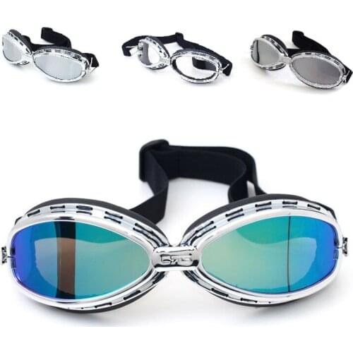 Hot T05 Vintage style motorcycle gafas motocross moto goggles Scooter Goggle Glasses Aviator Pilot Cruiser Anti-UV Skiing