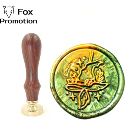 Cap Magic wizard Wax Stamp Exquisite Paint wood handle,Ancient Seal Retro Stamp,Personalized Stamp Wax Seal High Quality