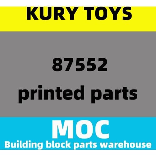 Kury Toys DIY MOC For 87552 printed parts Building block parts For Glass for brick toys