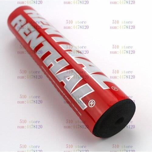 RED 250mm Renthal Handlebar Round Cushion Crossbar Foam Bar Chest Square Pad Pro Taper for CRF50 XR50 CRF70 XR70 Dirt Bike