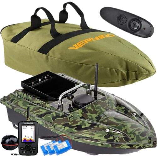 500M Remote Control GPS Fishing Bait Boat LCD Display GPS Fishfinders Boat With Sonar Sensor Wireless Remote Control Toy Boat