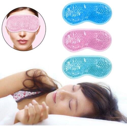 Eye Mask Gel Cooling Eye Sleep Mask Ice Cold Compress Puffy Eyes Dry Eyes Beauty Sleeping Mask Relaxing Care Gel Eye Pad Patche