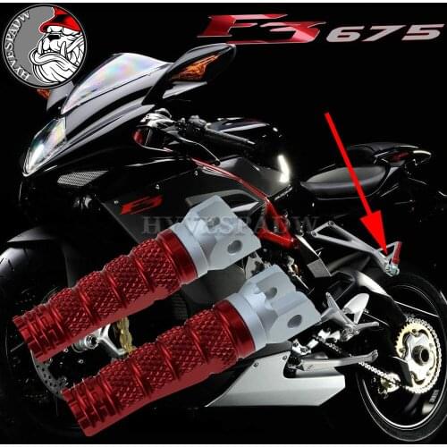Motorcycle for MV Agusta DRAGSTER Dragster 2014 2015 2016 CNC Aluminum Rear Passenger Foot Pegs Footrest Accessories