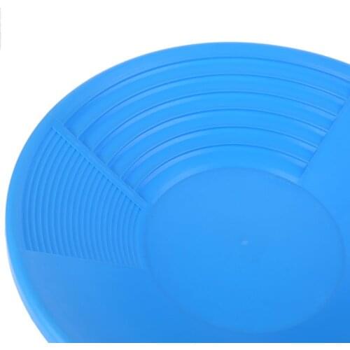 New 15" Plastic Gold Pan Gold Basin For Sand Mud Mineral Processing Gold Rush Tools qyh