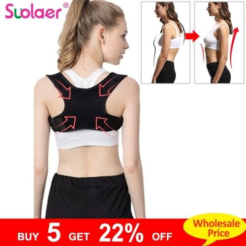 Brace Support Belt Adjustable Back Posture Corrector Clavicle Spine Back Shoulder Lumbar Posture Correction For Adult Unisex