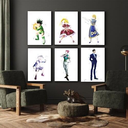 Simple Nordic cartoon animation small fresh art poster living room decoration painting childrens room mural picture printing