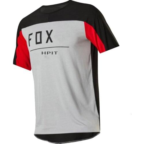 2021 Downhill Motocross Shirt Shirt Mx Mountain Bmx Dh Maillot Cycling Hombre Quick Drying Mtb Hpit Fox Jersey Mountain Bike