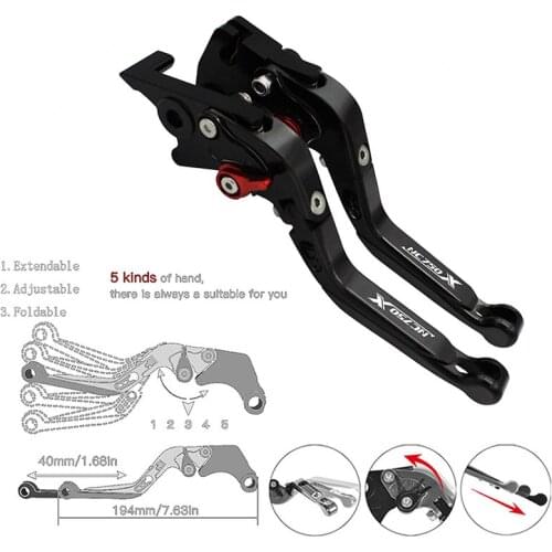 Clutch and Brake Levers For Honda NC 750 X NC750X NC 750 X 2012-2015 2016-2020 SEMSPEED Motorcycle Folding Extendable Levers