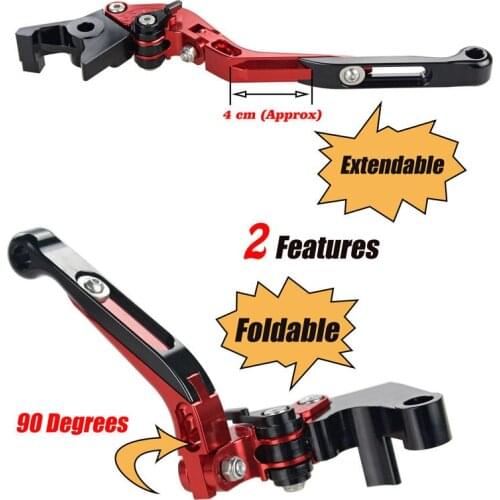For 2006-2014 Kawasaki Ninja ZX14R ZX14 ZX1400 ZZR1400 GTR1400 Concours Motorcycle Folding Extending CNC Brake Clutch Levers 13