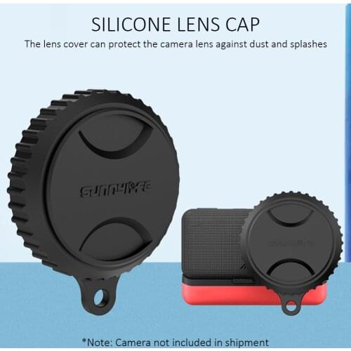 Silicone Lens Cover for Insta360 One R 1 inch Wide Angle Action Practical Multi-functional Durable Camera Accessory