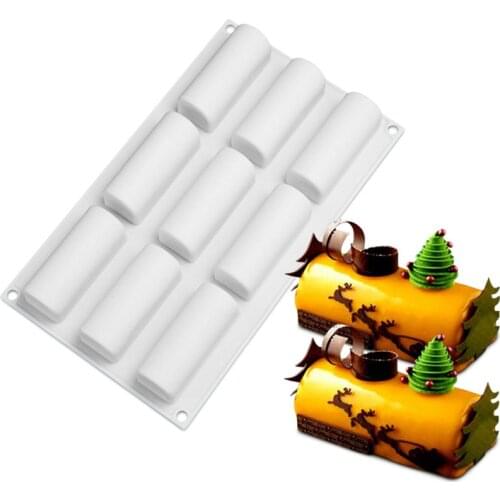 Silione Molds for Mousse Cake Silicone Baking Molds 3D Long Strip French Dessert Silicone Gel Molds DIY Baking Tools