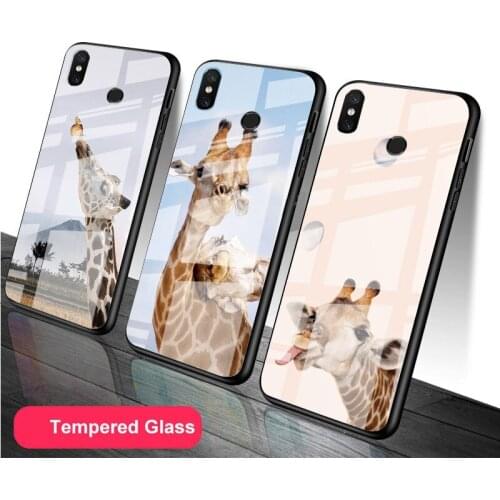 Giraffe Animal Silicone phone case For Xiaomi redmi 4 5 6 7 X A Plus Pro Note 5Pro 6 7 8 TPU soft Back Shell