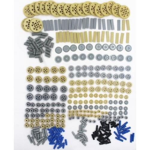 560pcs/set Building Blocks Bulk Technic Parts Technic Gears Rack Technic Connectors Compatible With Lego Technic Accessory