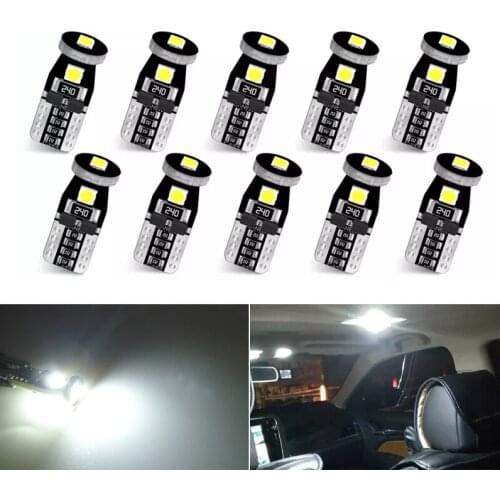 10x T10 W5W Led Bulb 194 168 Car Interior Bulb Light For Kia Rio K3 Ceed Sportage 3 Sorento Cerato Armrest Picanto Soul Optima