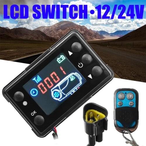 Universal 12/24V LCD Switch Controller For Dometic Eberspacher For Webasto / Diesel Heater Auto Assemblies Car Heater Accessorie
