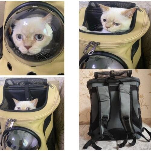 High Quality Lightweight Waterproof Bubble Breathable Space Capsule Outdoor Bag Astronaut Carrier Cat Dog Pet Travel Backpack
