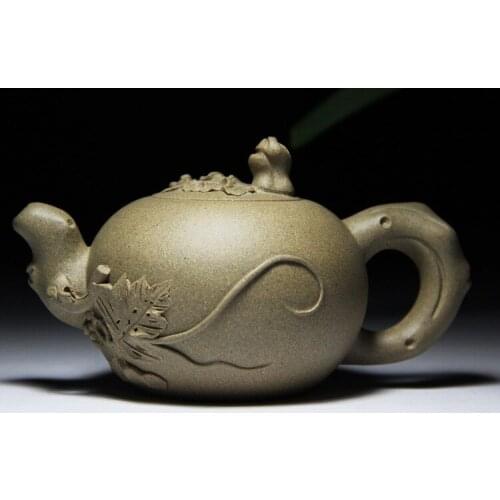Yixing are recommended by pure manual grape teapot kung fu tea set on sale wholesale custom travel