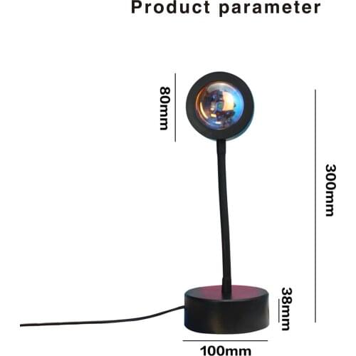 Sunset red sunset net celebrity live broadcast rainbow sun sunset sunlight atmosphere projection lamp