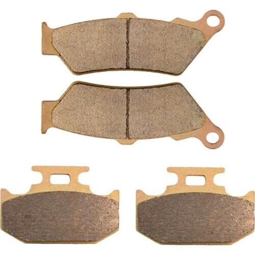 Motorcycle Parts Front & Rear Brake Pads Kit For YAMAHA DT125X DT125 DT 125 X 2005 2006 Copper Based Sintered