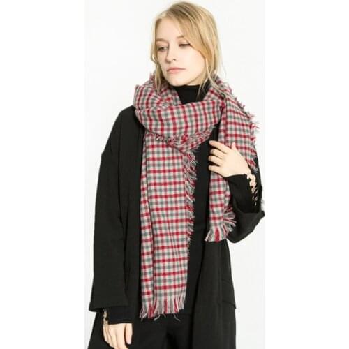 195*75cm Cashmere imitation Shawl Scarf Autumn Winter Scarves Men Foulard Square Hijab Ladies wrap muffler pareo female hijab