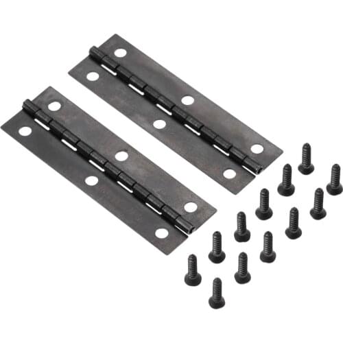 2pcs 75*24mm Cabinet Door Hinges 6 Hole Jewelry Boxes Decorative Hinges Furniture Hardware